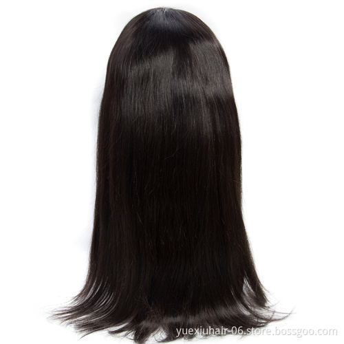CELIE Factory Direct Supplied Unprocessed 100% Human Hair Elegant Silky Straight 36 Inch Lace Front Wig Human Hair Natural